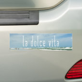 Autocollant De Voiture La plage de La Dolce Vita (En voiture)