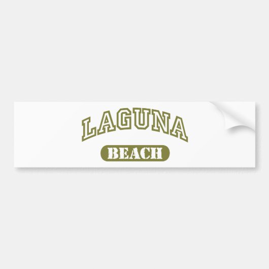 Autocollant De Voiture La plage de Laguna (Devant)