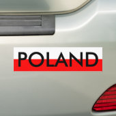 Autocollant De Voiture La Pologne (En voiture)