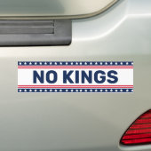 Autocollant De Voiture La protestation contre Trump No Kings (En voiture)