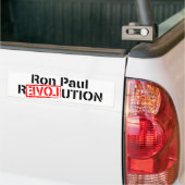 Autocollant De Voiture La révolution de Ron Paul continue (Sur camion)