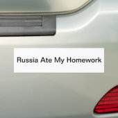 Autocollant De Voiture La Russie a mangé mon travail (En voiture)