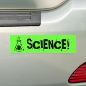 AUTOCOLLANT DE VOITURE LA SCIENCE ! (En voiture)