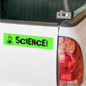 AUTOCOLLANT DE VOITURE LA SCIENCE ! (Sur camion)