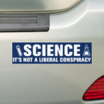 Autocollant De Voiture La Science N'Est Pas Une Conspiration Libérale Pou<br><div class="desc">La science n'est pas un autocollant de pare-chocs du complot libéral! Pour les croyants en la science qui font confiance aux faits sur le changement climatique, les vaccins et tout ce qui est soutenu par la science. Parfait pour le Jour des terres, le Pi Day ou la Science Day !...</div>
