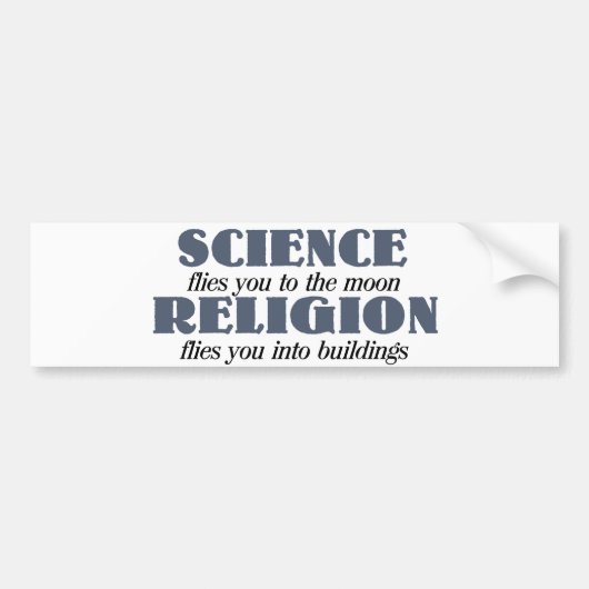 Autocollant De Voiture La science vous emmène sur la lune (Devant)