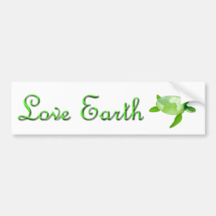 Autocollant De Voiture la terre d'amour