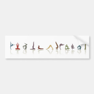 Autocollant De Voiture la terre de yoga