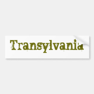 Autocollant De Voiture La Transylvanie