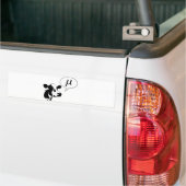 Autocollant De Voiture La vache scientifique va la MU (Sur camion)