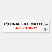 Autocollant De Voiture La vie éternelle compte (Devant)