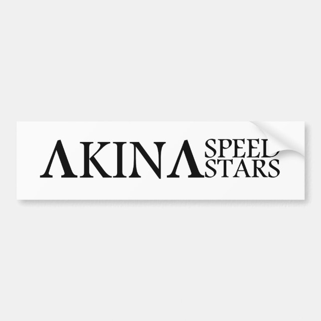 Autocollant De Voiture La vitesse d'Akina tient le premier rôle (Devant)