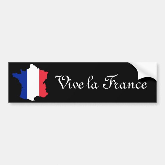 Autocollant De Voiture La vive France (Devant)