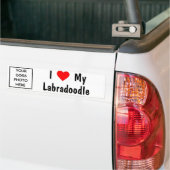 Autocollant De Voiture Labradoodle (Sur camion)