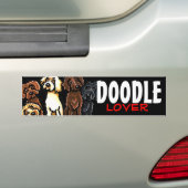 Autocollant De Voiture Labradoodle Rainbow Doodle Lover (En voiture)