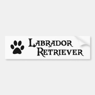 Autocollant De Voiture Labrador retriever (style de pirate avec le