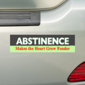 Autocollant De Voiture L'abstinence fait le coeur se développer plus (En voiture)