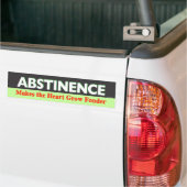 Autocollant De Voiture L'abstinence fait le coeur se développer plus (Sur camion)