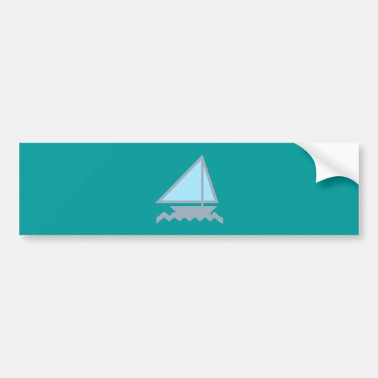 Autocollant De Voiture Lac Sailing (Devant)