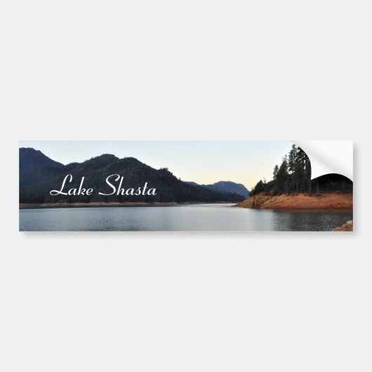 Autocollant De Voiture Lac Shasta (Devant)