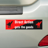 Autocollant De Voiture l'action directe obtient le bumpersticker de (En voiture)