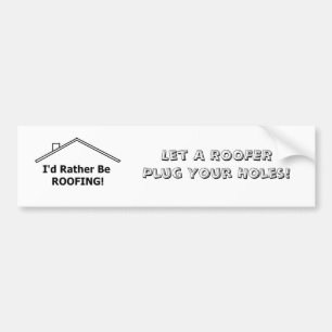 Autocollant De Voiture L'adhésif pour pare-chocs a laissé un ROOFER