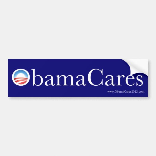 Autocollant De Voiture L'adhésif pour pare-chocs classique d'ObamaCares (Devant)