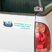 AUTOCOLLANT DE VOITURE L'ADHÉSIF POUR PARE-CHOCS JOE BOB DE JBB EST UN (Sur camion)