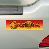 Autocollant De Voiture L'Afrique Bumpersticker (En voiture)