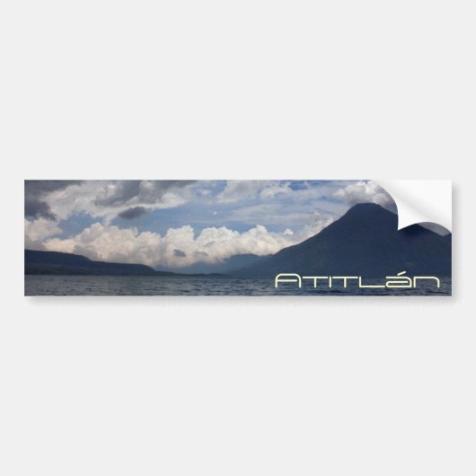 Autocollant De Voiture Lago Atitlan (Devant)