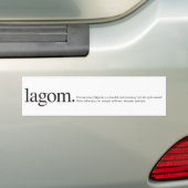 Autocollant De Voiture Lagom Wiki (En voiture)