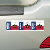 Autocollant De Voiture Laiss de chasse de zombi du Texas (En voiture)