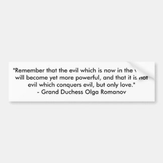 Autocollant De Voiture L'amour conquiert le mal