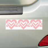 Autocollant De Voiture L'amour en rose (En voiture)