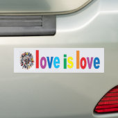 Autocollant De Voiture L'amour est l'amour (En voiture)