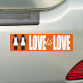 Autocollant De Voiture L'AMOUR MARIAGE LESBIEN EST L'AMOUR -.png (En voiture)