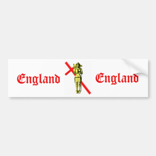 Autocollant De Voiture L'Angleterre (Devant)