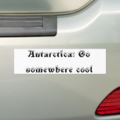 Autocollant De Voiture L'Antarctique, vont quelque part cool (En voiture)