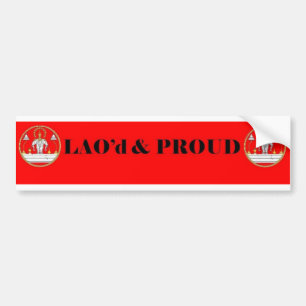 Autocollant De Voiture LAO'd et adhésif pour pare-chocs FIER