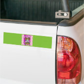 AUTOCOLLANT DE VOITURE LAPIN DE PÂQUES (Sur camion)