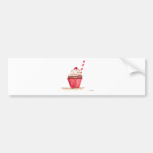 Autocollant De Voiture L'art culinaire de Cupcake