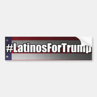 Autocollant De Voiture Latino de #LatinosForTrump pour l'adhésif pour