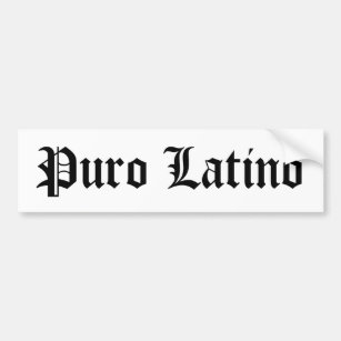 Autocollant De Voiture Latino de Puro