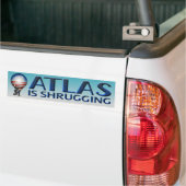 Autocollant De Voiture L'atlas gesticule l'adhésif pour pare-chocs (Sur camion)