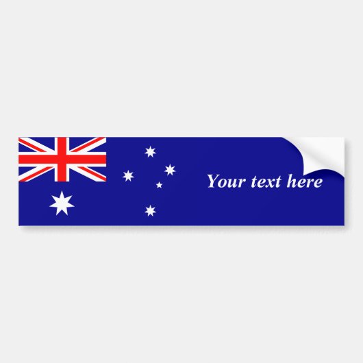 Autocollant De Voiture L'Australie - drapeau australien (Devant)