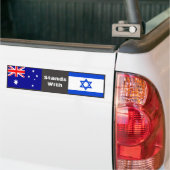 Autocollant De Voiture L'Australie Et Israël (Sur camion)