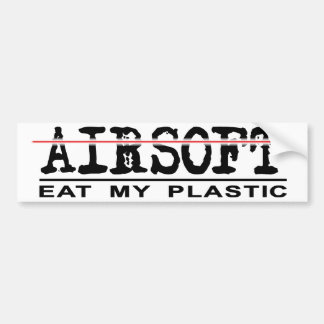 Autocollant De Voiture L'autocollant de butoir mangent le plastique !