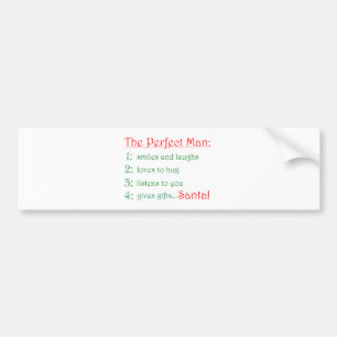 Autocollant De Voiture L'autocollant de pare-chocs homme parfait