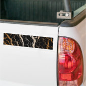 Autocollant De Voiture Lave de l'espace fissuré - Blanc/Bronze (Sur camion)