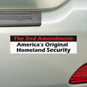 Autocollant De Voiture Le 2ème amendement (En voiture)